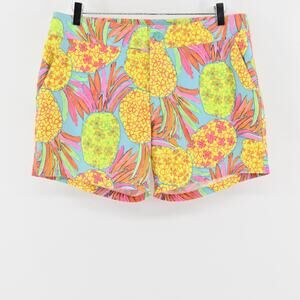 CHUBBIES Swim Trunks Mens Size M The Hooligans Multi Neon Pineapple Print Lined‎
